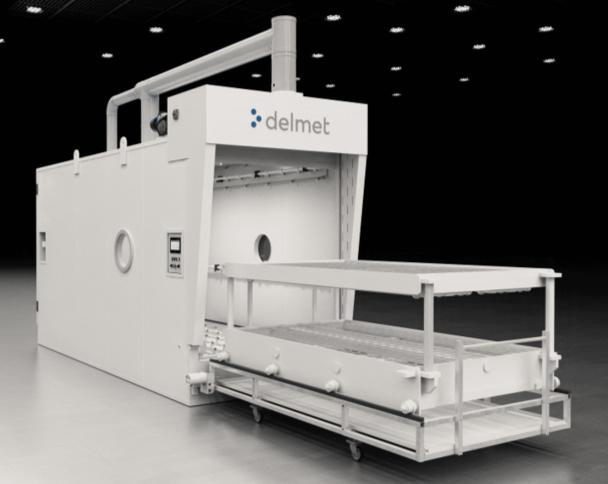 Poseidon enclosed cleaning, pickling and passivating machine